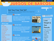 Tablet Screenshot of juegosdebarcos.com